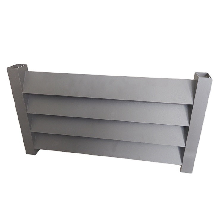 Taille personnalisée Profiles en alliage d'aluminium revêtus de poudre Clôture SX109 Température T3-T8 personnalisée