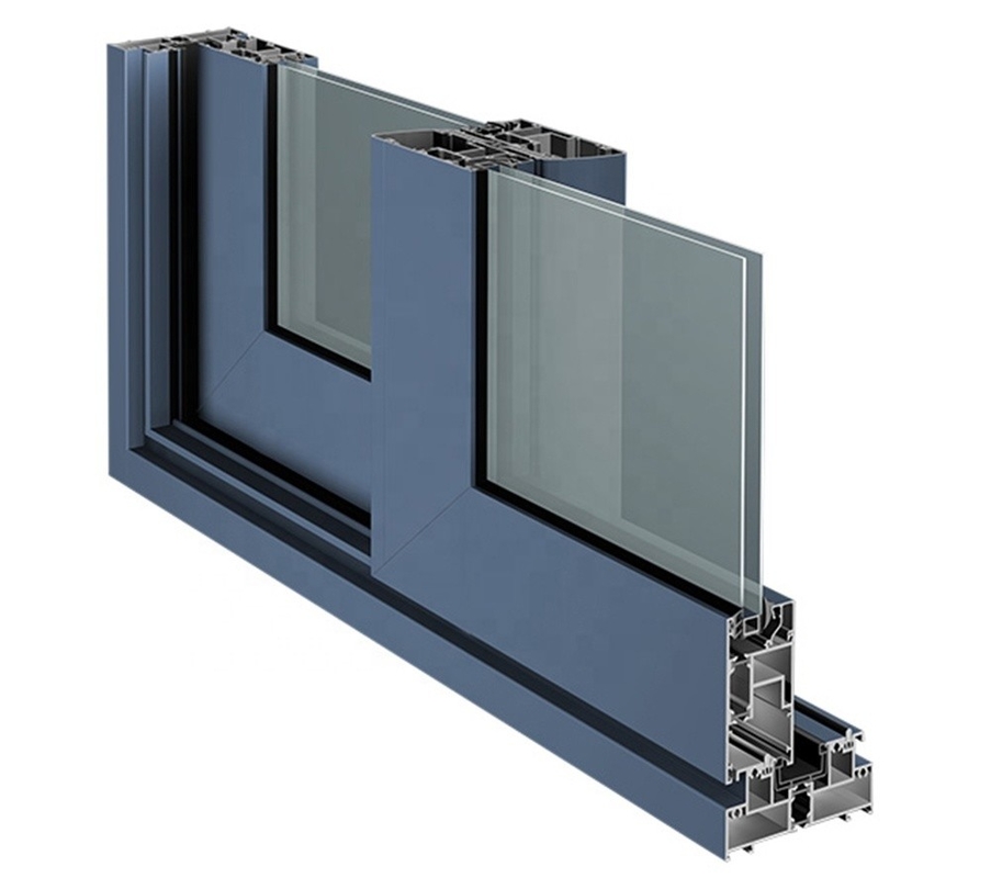 Profil de cadre de porte en aluminium de la série SHENGXIN 6000 pour portes et fenêtres Longueur 5,8-6,0M