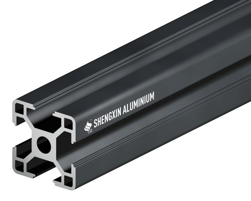 Shengxin 6063-T5 cadre en aluminium 2020 2040 T fente anodisante profilée en aluminium argent noir
