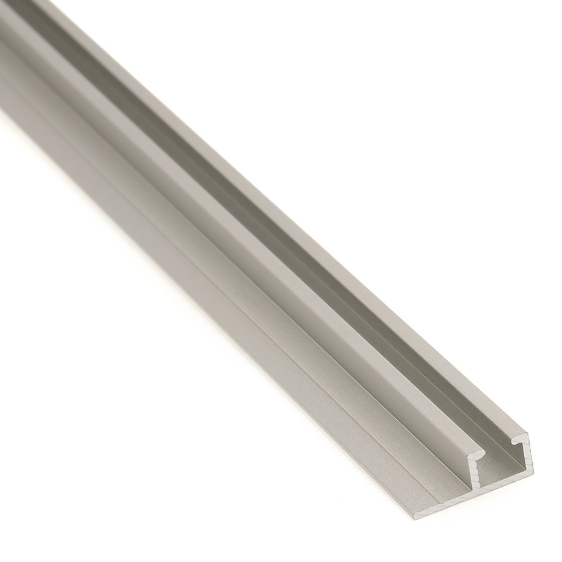 Tracé de rail de rideau en aluminium pour fenêtre de porte avec finition anodisée de 5,8 à 6,0 m de longueur