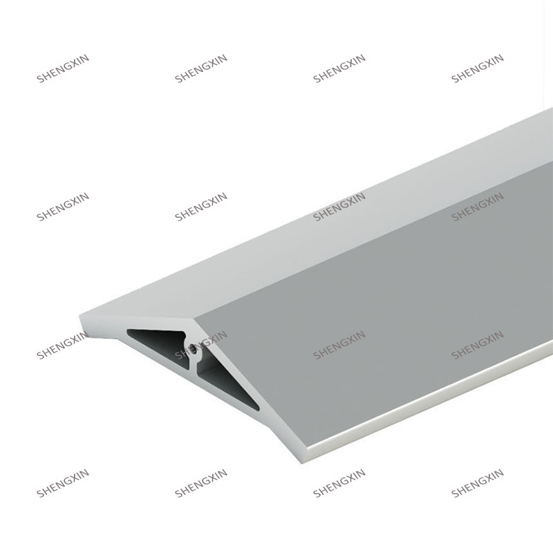 Shengxin Transfert de grain de bois LED profilé de cadre d'extrusion en aluminium pour un angle de 45 degrés