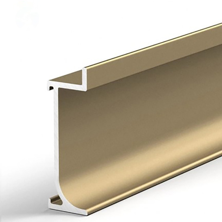 Profiles de revêtement de sol en aluminium Profiles de transition de sol en aluminium pour une tolérance élevée ± 1%