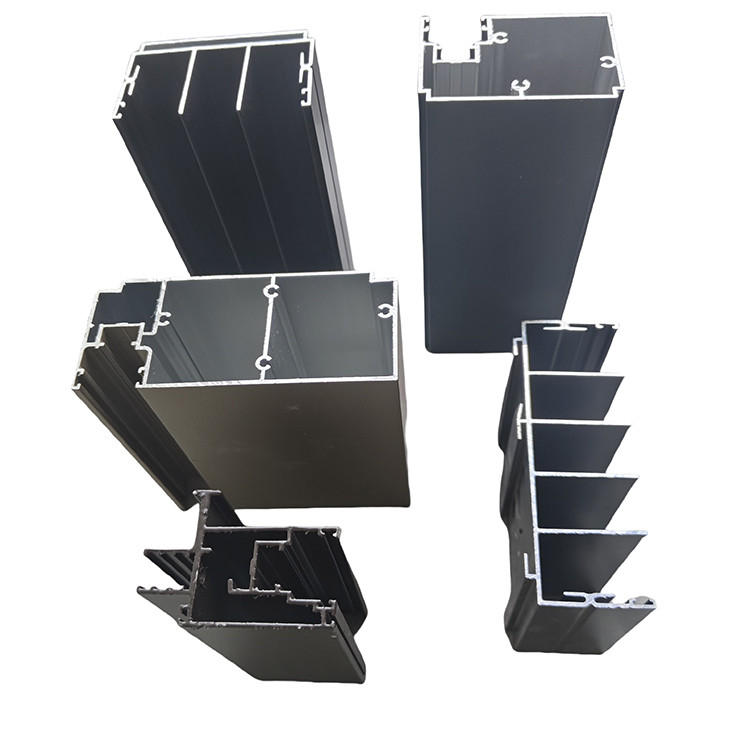 Profils d'extrusion en aluminium OEM en couleurs personnalisées pour anodiser les portes et les fenêtres