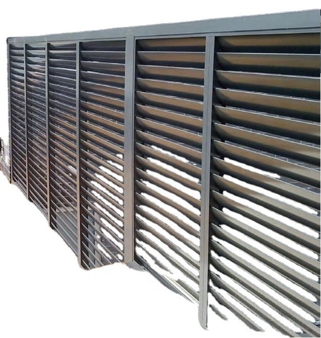 Système réglable en aluminium pour la clôture extérieure