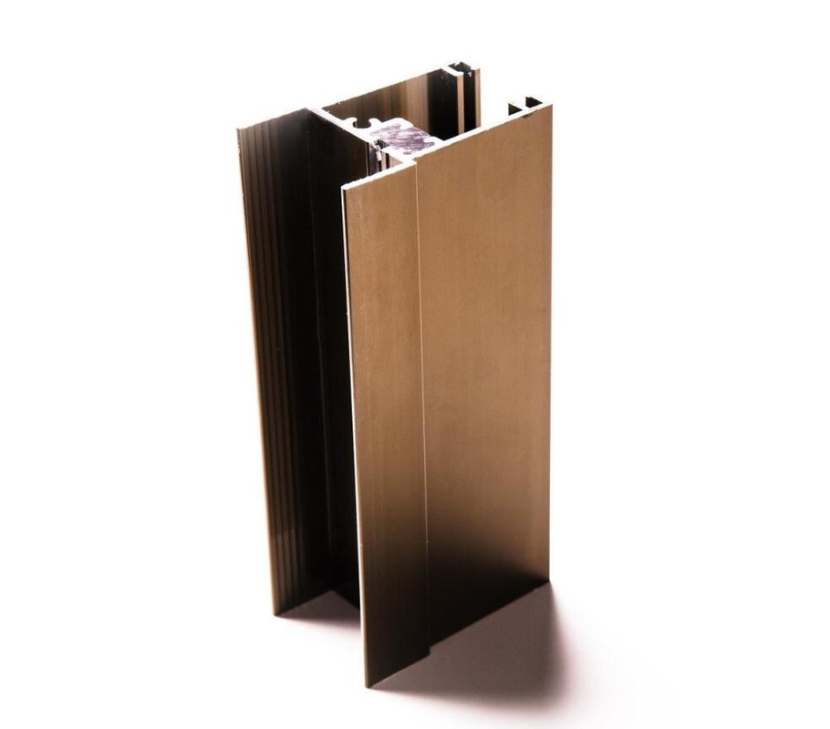 L'alliage ou non est l'alliage Profiles de porte coulissante de garde-robe Profil d'aluminium extrudé sur mesure