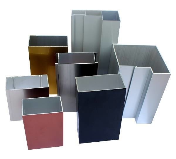 Profil d'aluminium de couleur personnalisé pour porte et fenêtre d'armoire de meubles dans la norme GB
