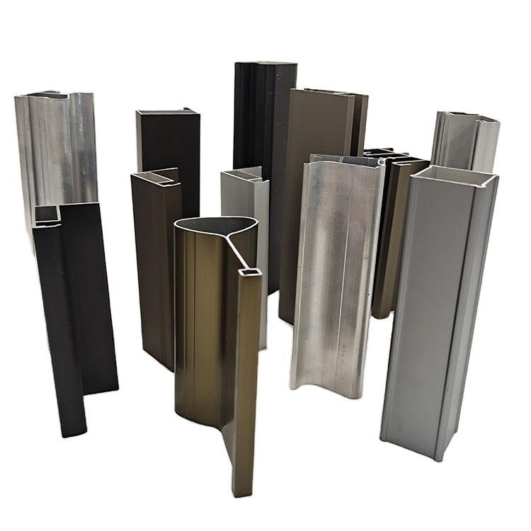 6063/6061 T5 Cadre structural en aluminium pour profils de finition de tubes carrés et ronds