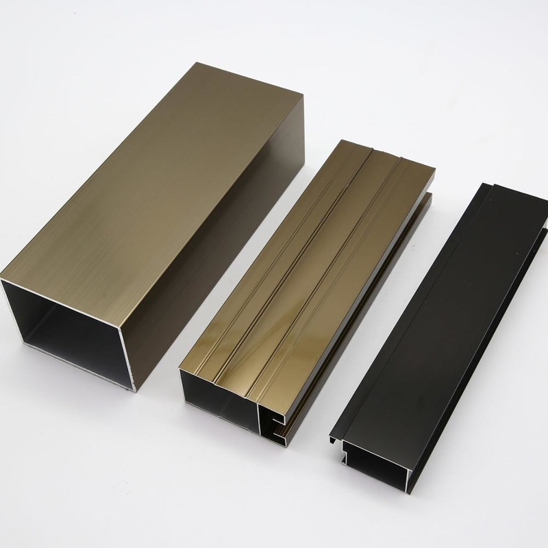 0Profil en aluminium d'épaisseur de.8 mm-2.0 mm pour portes et fenêtres avec norme GB5237-2008