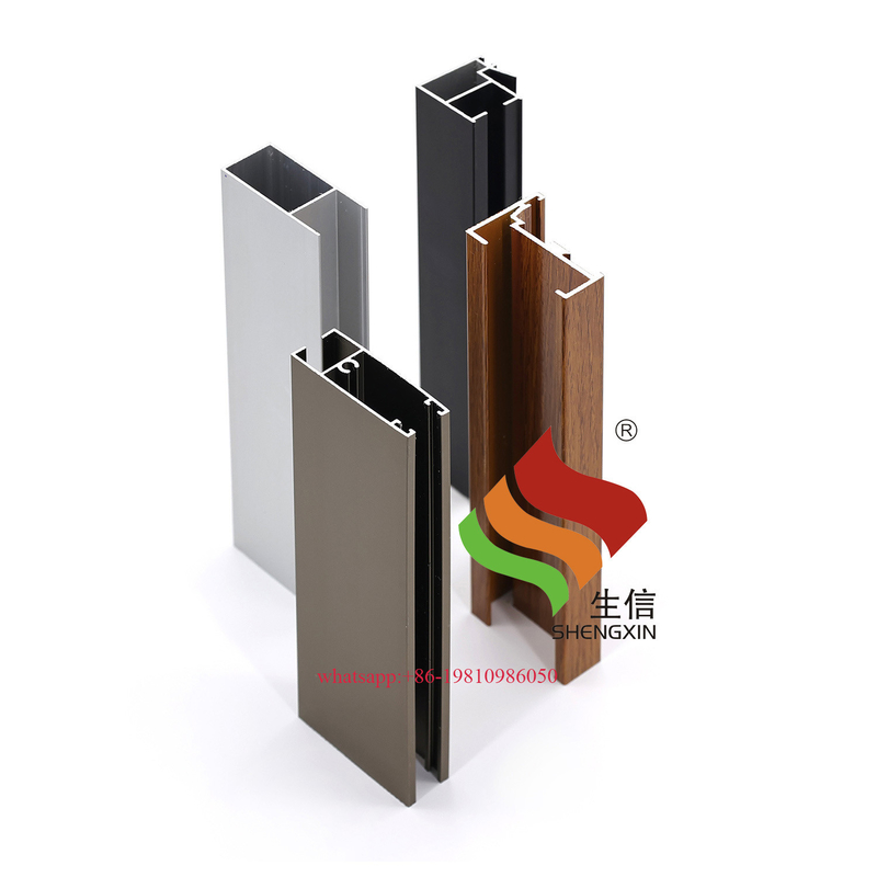 Profiles en aluminium pour fenêtre et porte ligne 20 25 en Bolivie 6000 série devanture