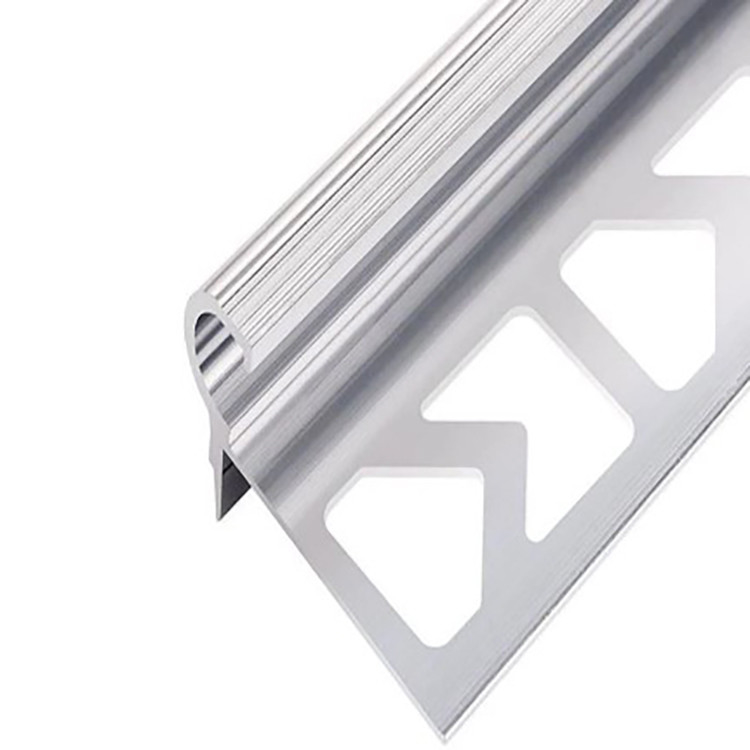 2023 Shengxin Profiles décoratifs d'aluminium argent brillant pour les escaliers pour les revêtements de sol