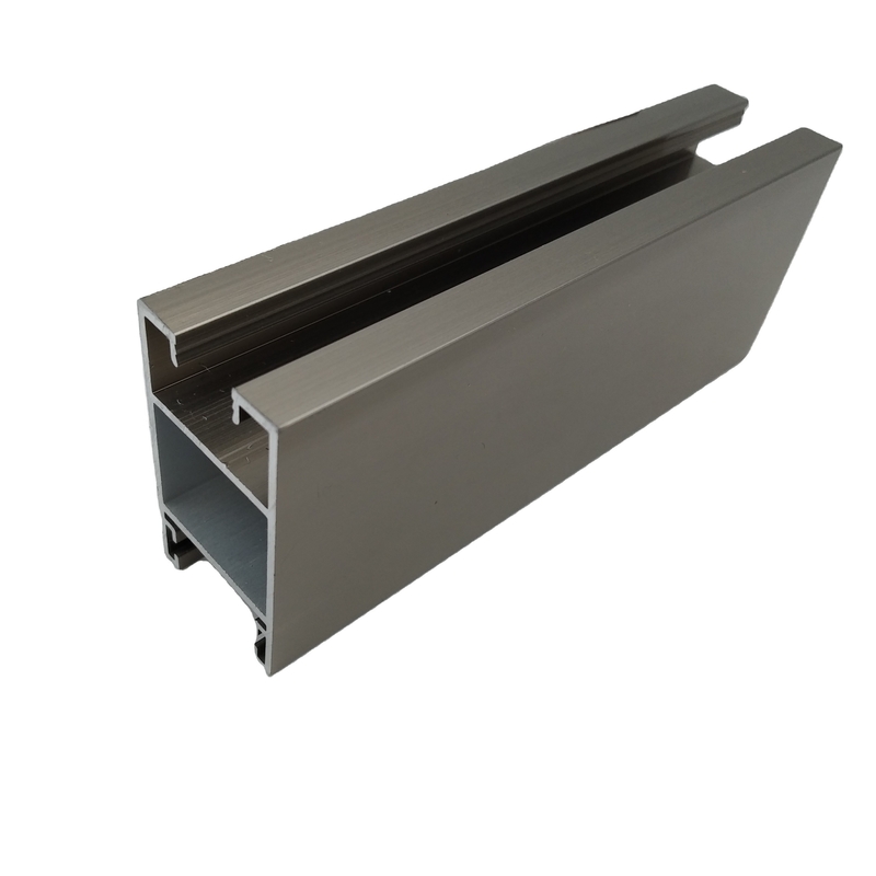 Fenêtres et portes coulissantes en aluminium avec un profilé en alliage d'aluminium T5 T6 de conception moderne