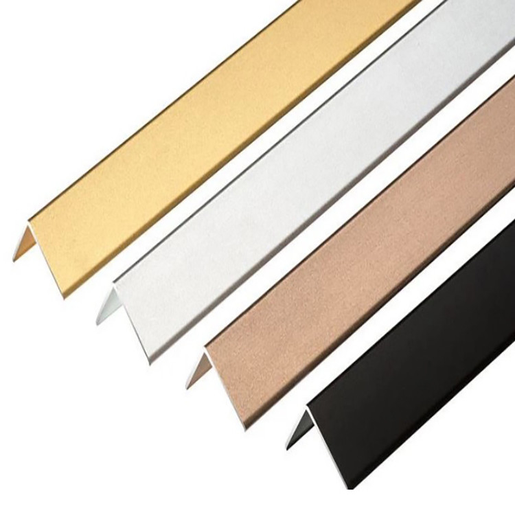 T3-T8 Température de l'aluminium décoration de coin profil d'angle en forme de L pour Shengxin décoratif