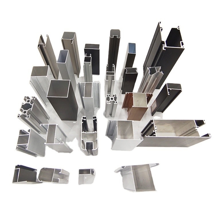 Couleur personnalisée 6063 profil de cadre en aluminium anodisé pour système de fenêtres et de portes