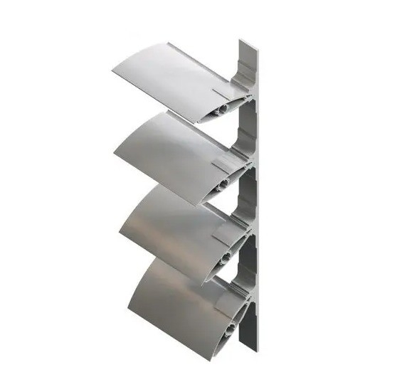 Porte en aluminium sablé à sable pour fenêtres