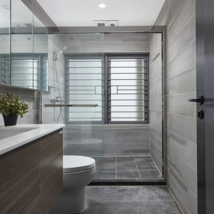 Profiles de piste en aluminium en forme de U pour salle de douche