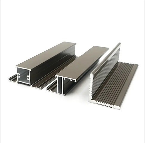 Afrique du Sud Marché en poudre de revêtement de profilé en aluminium de bronze pour fenêtres et portes