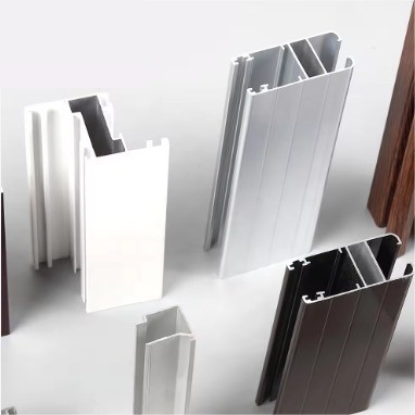 6063 6061 Profil carré en alliage d'aluminium pour fenêtre et porte en aluminium de couleur bronze
