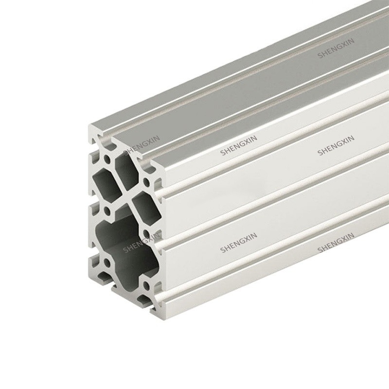 Profil d'aluminium industriel de la série 6000 pour revêtement en poudre personnalisé Longueur 5,8-6,0M