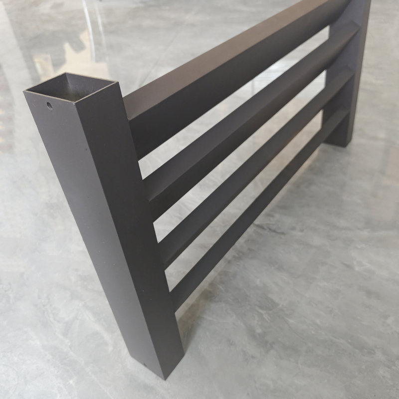 Rameau de balustrade en aluminium fini pour décoration intérieure et extérieure