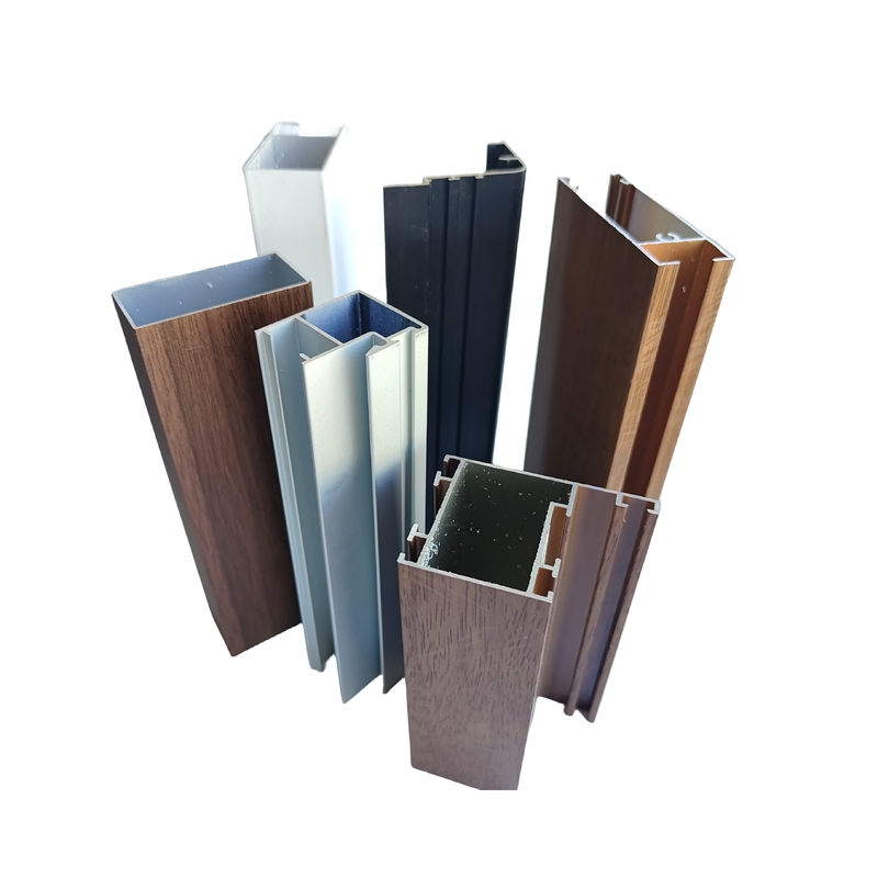 Profil d'aluminium extrudé de la série 6000 pour alliage carré 6005 6060 6061 6063 6082 T3-T8