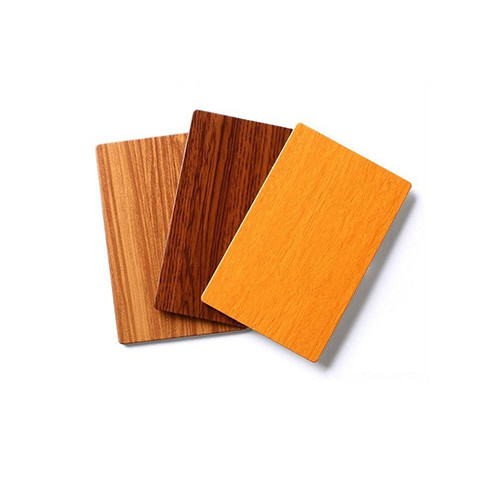 Vente directe T3-T8 Température ACP Taille PVDF Panneau composite en aluminium résistant au feu
